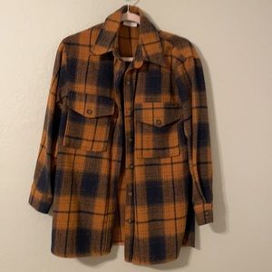 Plaid shacket